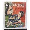 Image 1 : #1086 1936 Official Detective Stories Magazine
