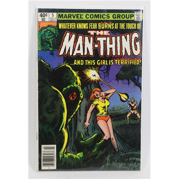 #1097 Marvel Comics The Man-Thing #5 July 1980