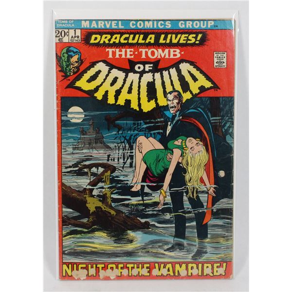 #1099 Marvel Comics The Tomb of Dracula #1 Worn
