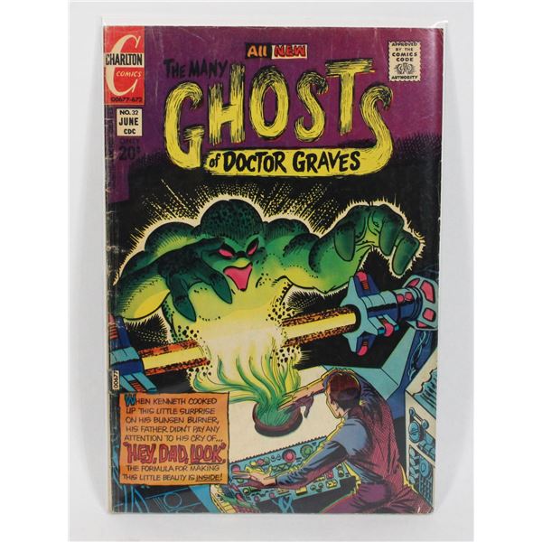 #1112 Charlton Comics Ghosts of Doctor Graves #32
