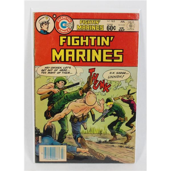 #1115 Charlton Comics Fightin' Marines #163 1982