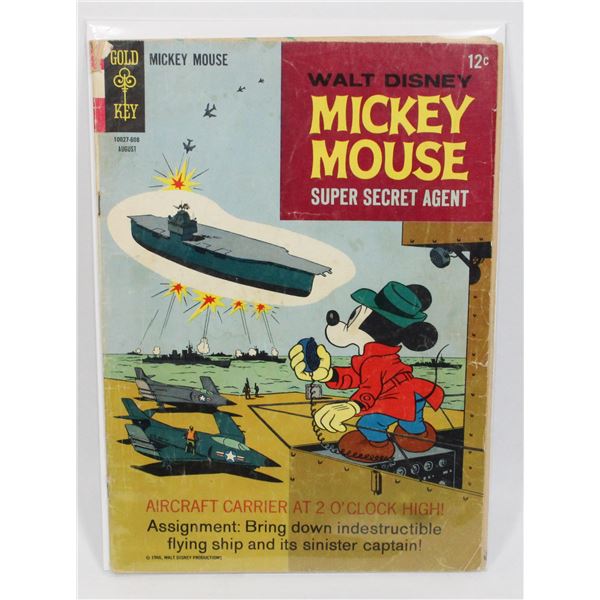 #1118 Gold Key Comics Mickey Mouse #108 Aug 1966
