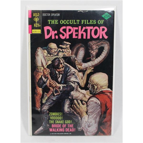 #1131 Gold Key Comics Dr. Spektor #17 October 1975
