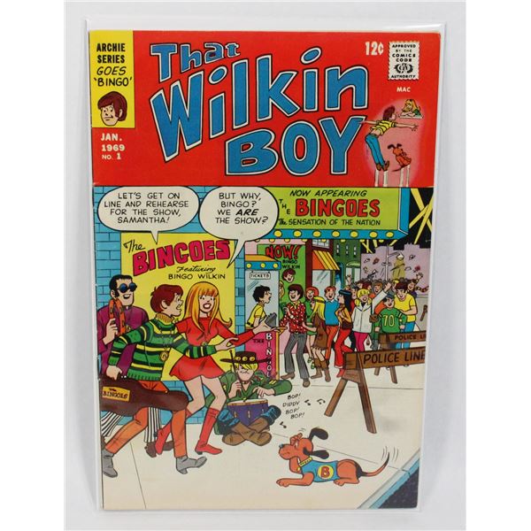 #1140 Archie Comics The Wilkin Boy #1 January 1969