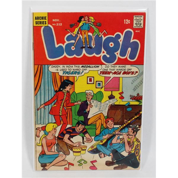 #1144 Archie Comics Laugh #212 November 1968