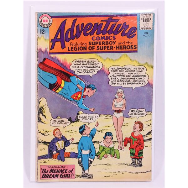 #1152  DC Comics Adventure Comics #317 Feb 1964
