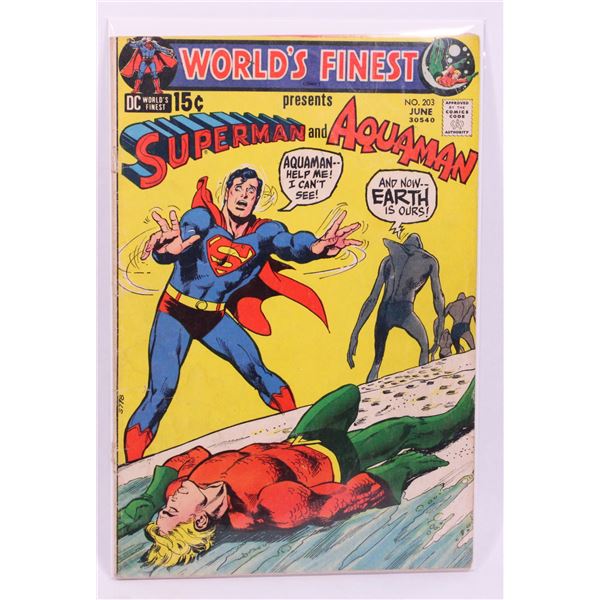 #1155  DC Comics World's Finest #203 June 1971