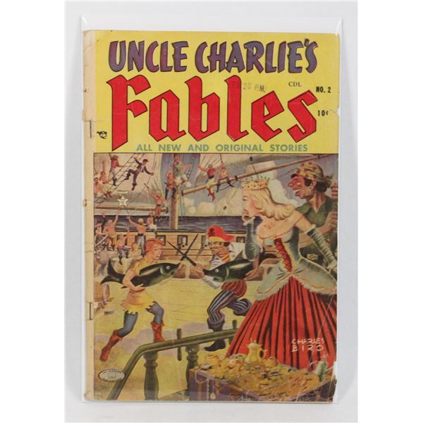 #1170 Comic Uncle Charle's Fables #2 April 1952