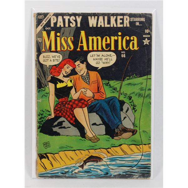 #1176 Atlas Comics Miss America #66 October 1954