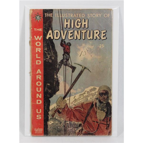 #1178 Classics Illustrated Story of High Adventure