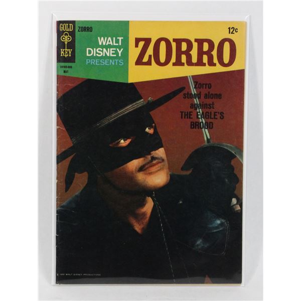 #1183 Gold Key Comics Walt Disney Zorro #2 1966