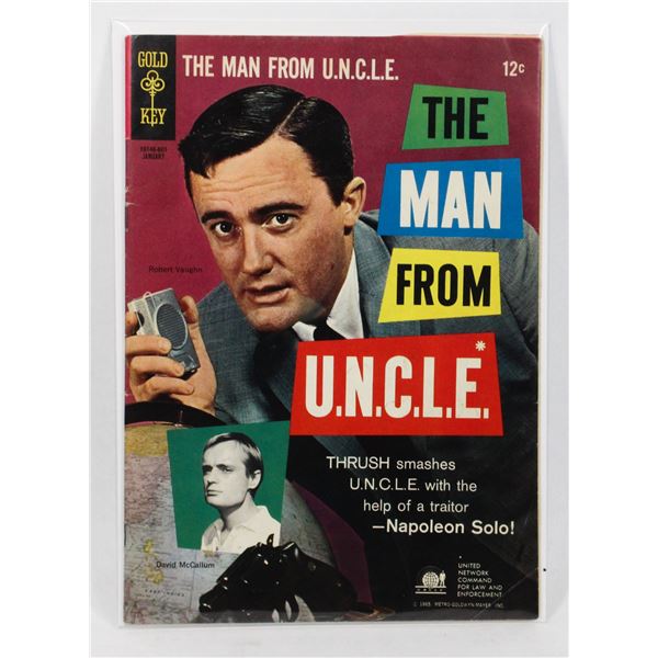 #1186 Gold Key The Man from U.N.C.L.E. #4 1966