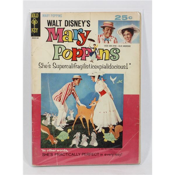 #1195 Gold Key Walt Disney's Mary Poppins 1965