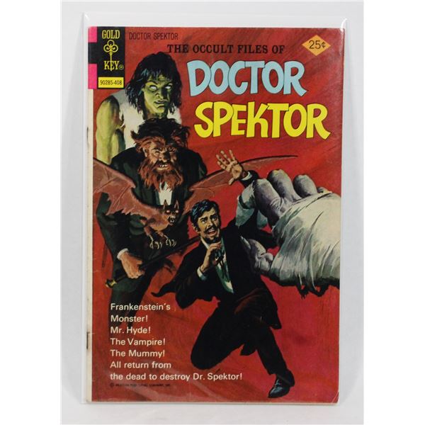 #1200 Gold Key Comics Doctor Spektor #9 Aug 1974