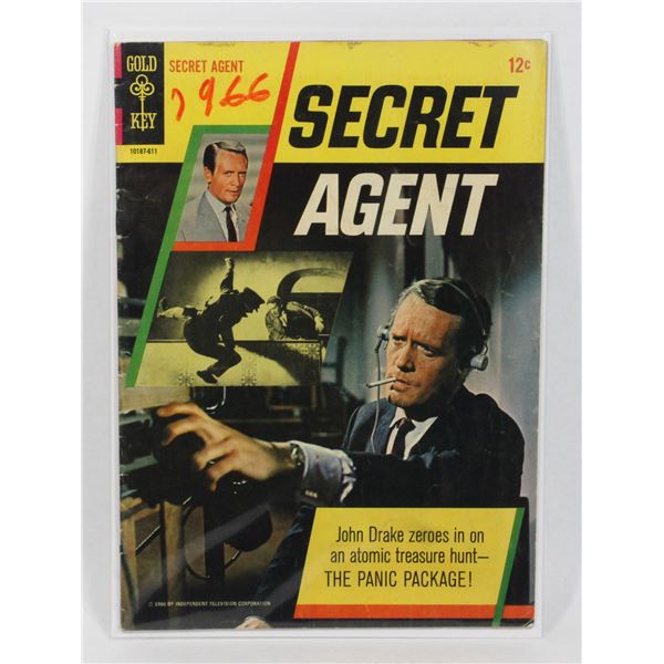 #1203 Gold Key Comics Secret Agent #1 Nov 1966