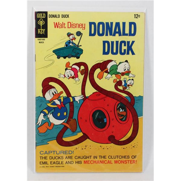 #1210 Gold Key Walt Disney's Donald Duck #118 1968