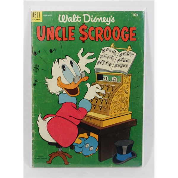 #1213 Dell Walt Disney Uncle Scrooge #5 1954