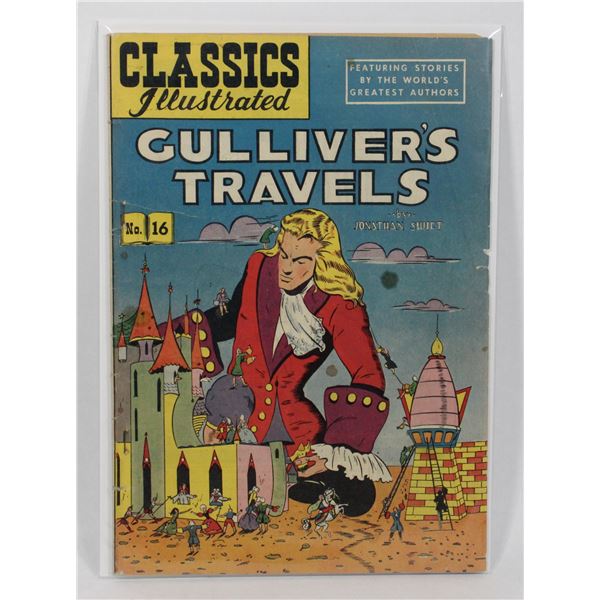 #1230 Classics Illustrated #16 Guliver's Travels