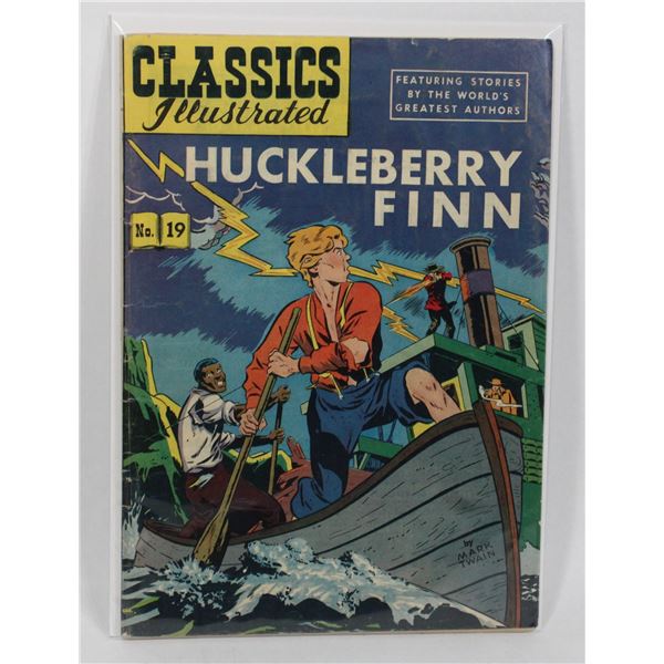 #1231 Classics Illustrated #19 Huckleberry Finn
