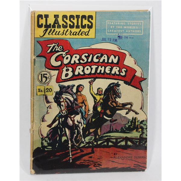 #1232 Classics Il #20 The Corsican Brothers 1950