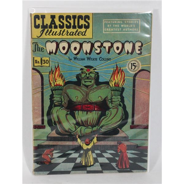 #1238 Classics Illustrated #30 The Moonstone 1950