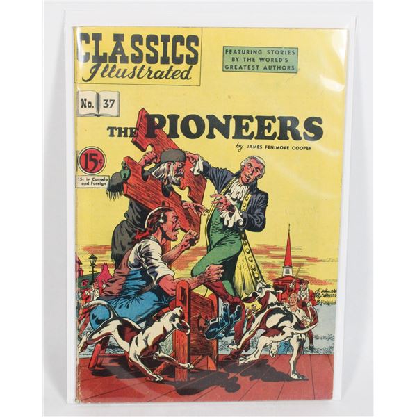 #1240 Classics Illustrated #37 The pioneers 1950