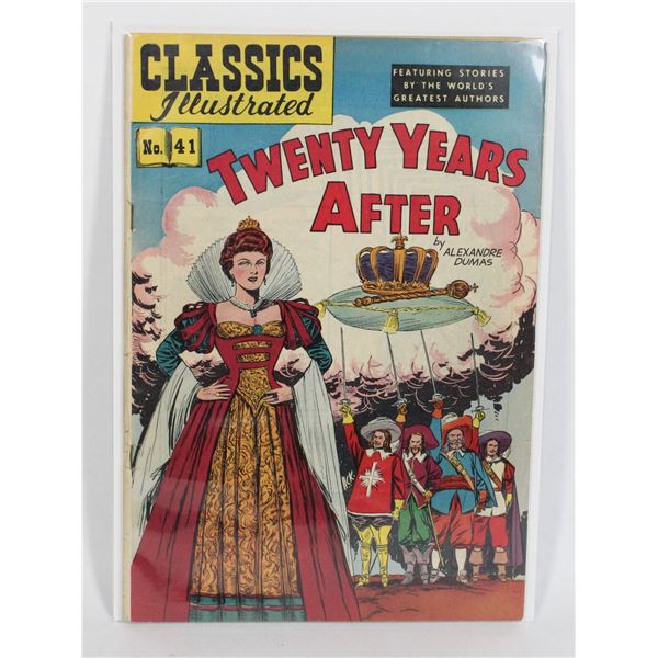 #1243 Classics Illustrated #41 Twenty Years After