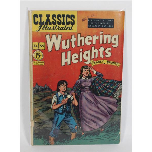 #1247 Classics Illustrated #59 Wurthering Heights