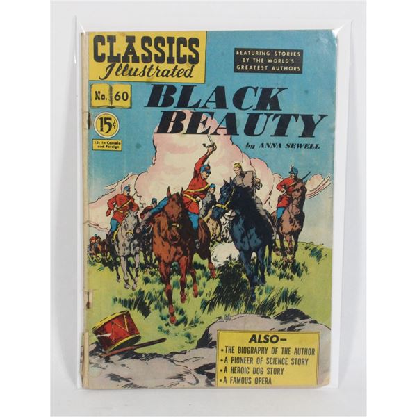 #1248 Classics Illustrated #60 Black Beauty 1949