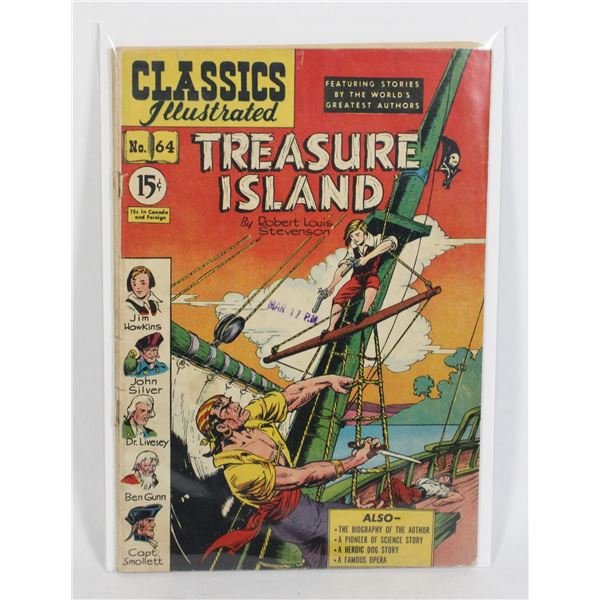 #1249 Classics Illustrated #64 Treasure Island