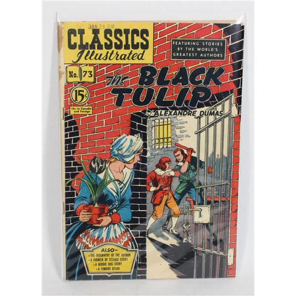 #1253 Classics Illustrated #73 The Black Tulip