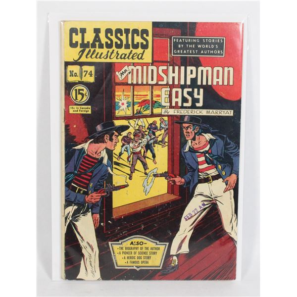 #1254 Classics Illustrated #74 Mr. Midshipman Easy