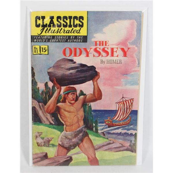 #1259 Classics Illustrated #81 The Odyssey 1951