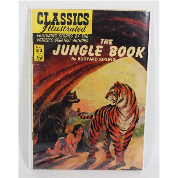 #1261 Classics Illustrated #83 The Jungle Book