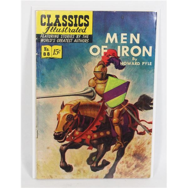 #1264 Classics Illustrated #88 Men of Iron 1951
