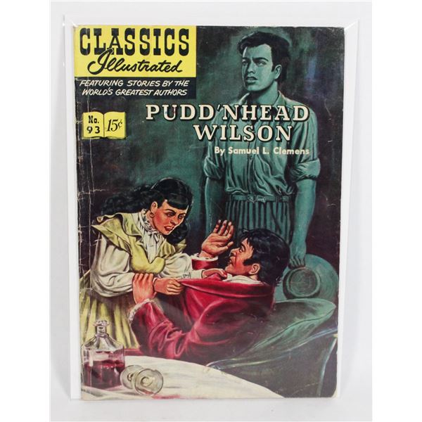 #1267 Classics Illustrated #93 Pudd'nhead Wilson