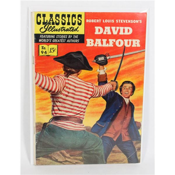 #1268 Classics Illustrated #94 David Balfour 1952