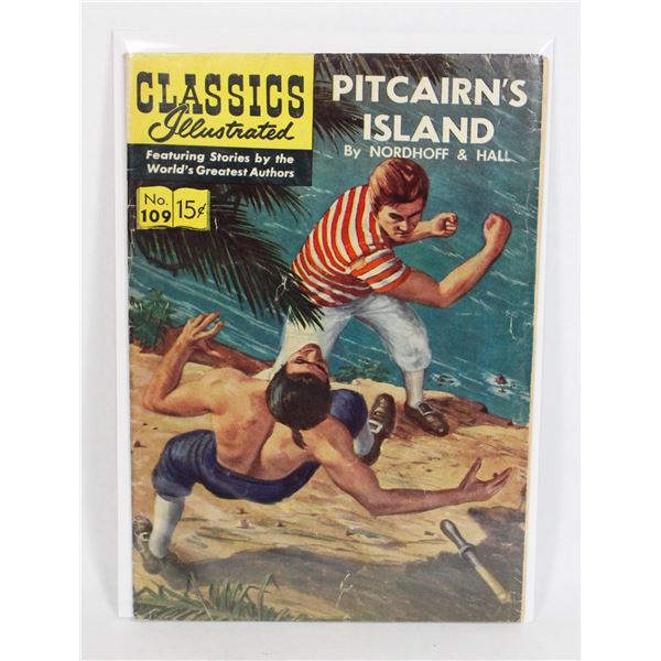 #1277 Classics Illustrated #108 Pitcairn's Island