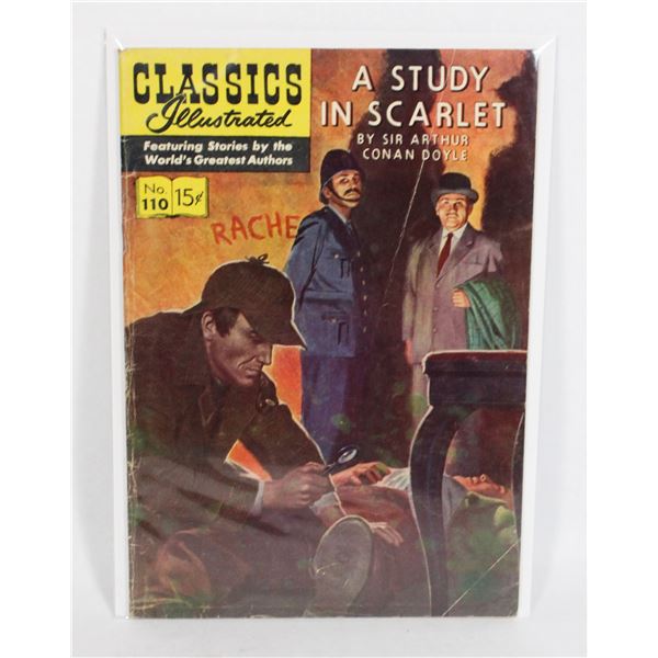 #1278 Classics Illustrated #110 A Study in Scarlet