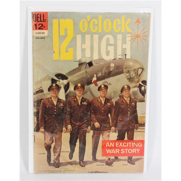 #1297 Dell Comics 12 O'clock High #1 March 1965