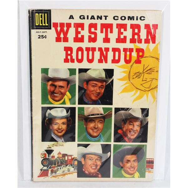 #1299 Dell A Giant Comic Western Roundup #15