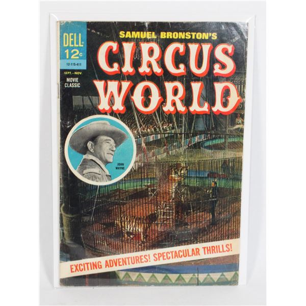 #1305 Dell Comics Circus World John Wayne 1964