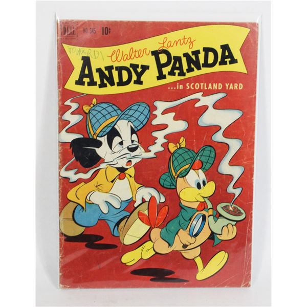 #1321 Dell Comics Andy Panda #345 Aug/Oct 1951