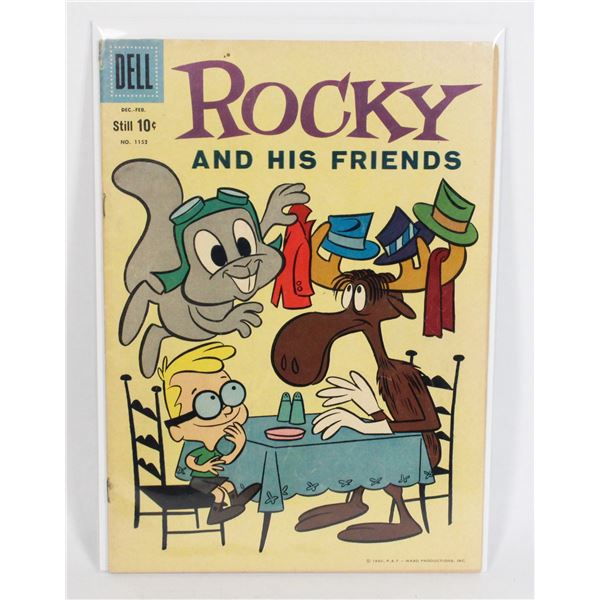 #1322 Dell Comics Rocky and Bullwinkle #1152 1961