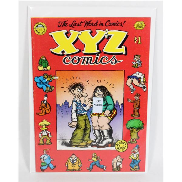 #1330 Kitchen Sink XYZ Comics Robert Crumb 1972