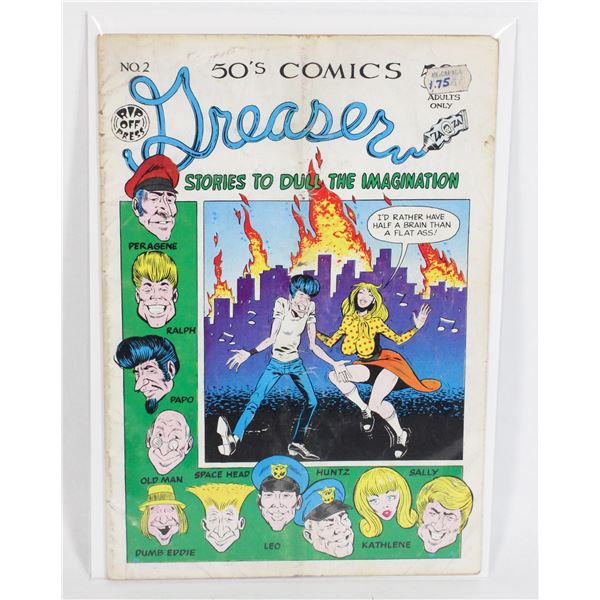 #1332 Rip Off Press 50's Comics Greaser July 1972