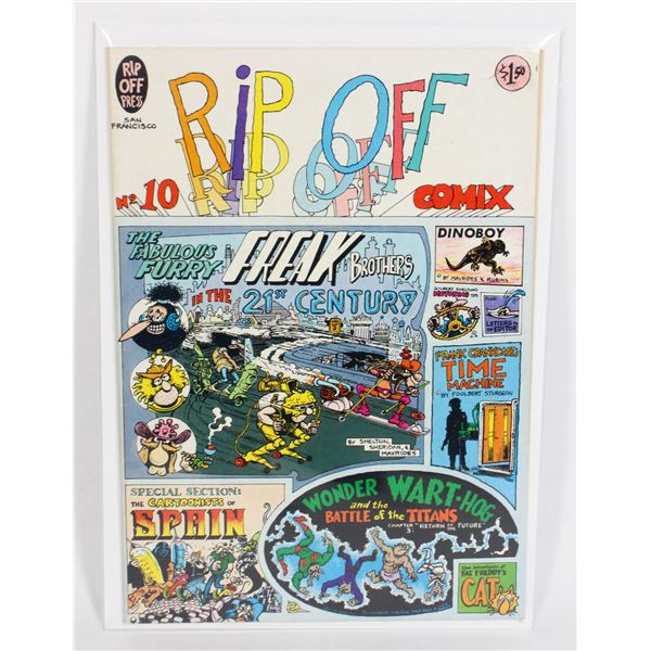 #1333  Rip Off Press Rip Off Comix #10 1982 Freak