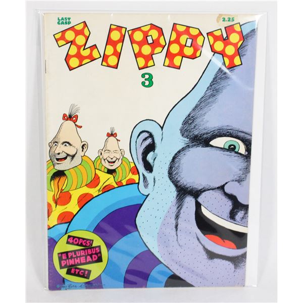 #1346 Last Gasp Zippy  #3 1980 Underground Comix