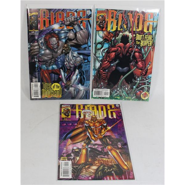 #1364 Marvel Comics Blade #2 #4 #5 January 2000