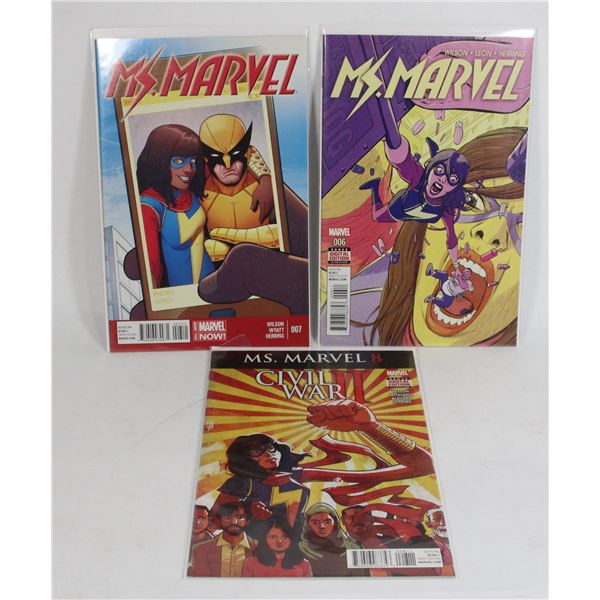 #1367 Marvel Comics MS Marvel #6 #7 #8 April 2016